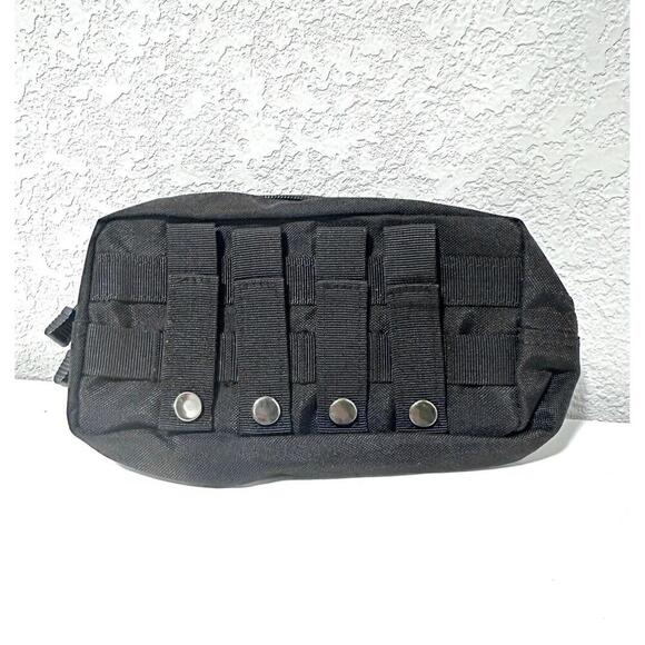 Material Black Tactical Horizontal Multi-Purpose Molle Utility Pouch ToolBag - Picture 4 of 9